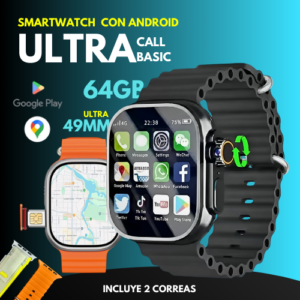 SMARTWATCH ANDROID ULTRA CALL BASIC