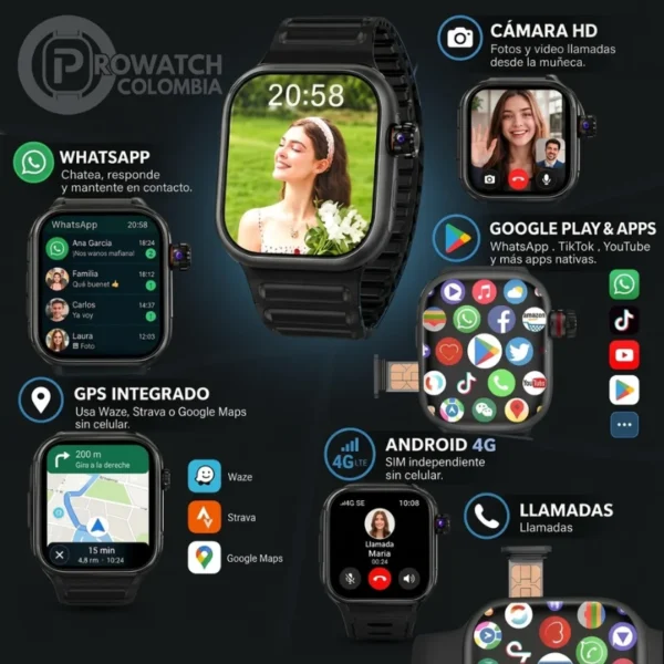 Smartwatch Android HW11 Call - Imagen 3