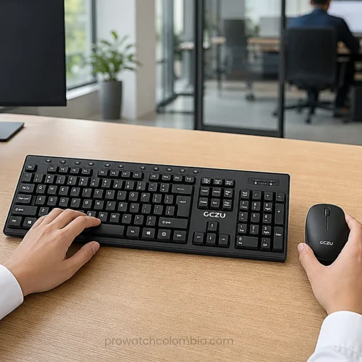 Combo Teclado y Mouse Inalámbrico KW-02