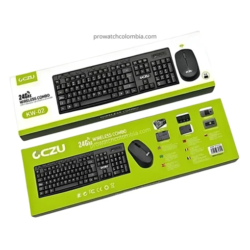 Combo Teclado y Mouse Inalámbrico KW-02