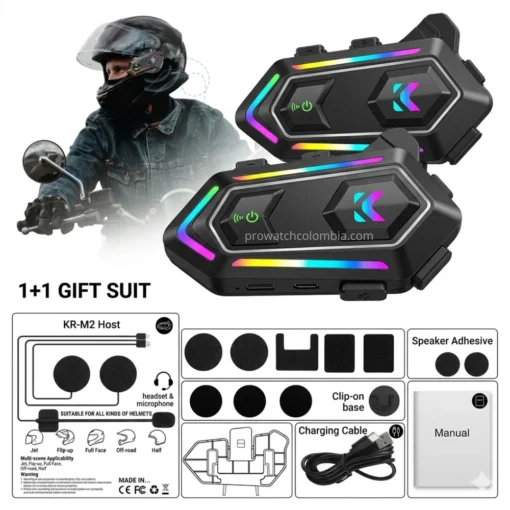 Intercomunicadores Moto Karler Bass Combo x2