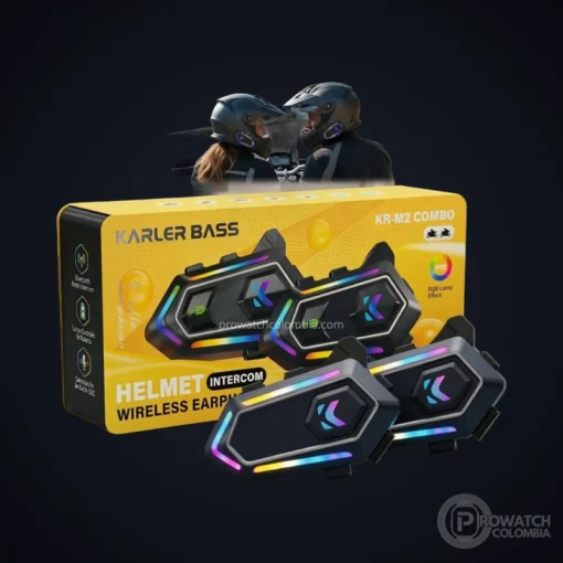 Intercomunicadores Moto Karler Bass Combo x2