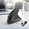 Mouse Vertical Ergonómico Recargable